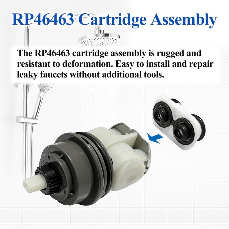 ShineUs Cartridge Assembly RP46463 Compatible with Delta Monitor 17 Seriesï¼ˆ2006-Presentï¼‰Shower Faucet (Pack of 2) - Image 5